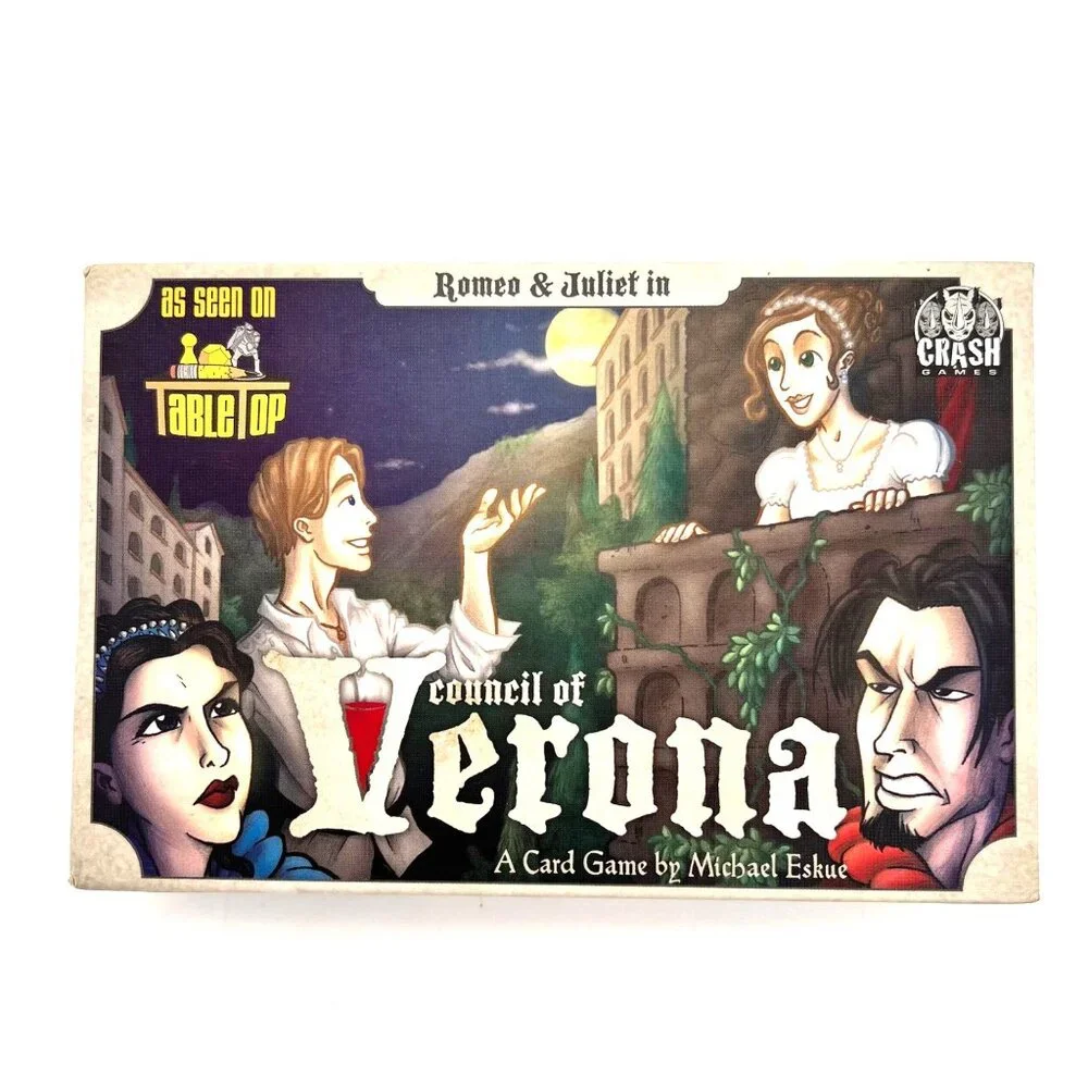 Romeo & Juliet Council Of Verona Card Game Michael Eskue Second Edition TableTop - Picture 1 of 16